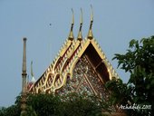 Ват По, крыши буддийского храма, типичные для Таиланда